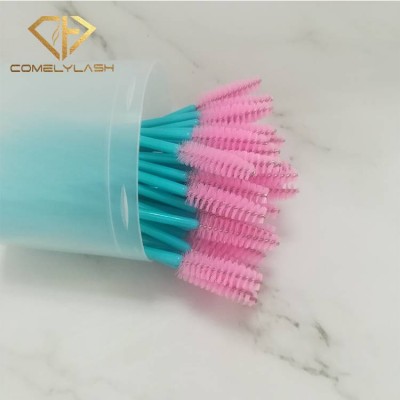 Makeup  Eyelash Brushes Natural Evenly Upper And Lower Micro Eye Lash Curl Extension Mascara Brush